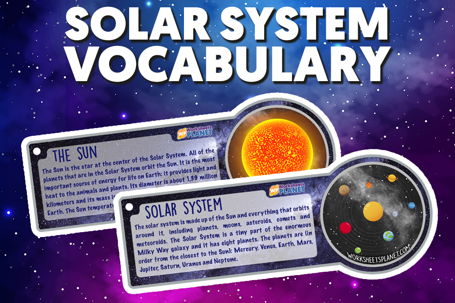 Space and Solar System Vocabulary | Donwload Flashcards