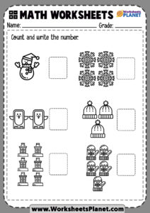 Counting Worksheets for Kindergarten | Counting Math