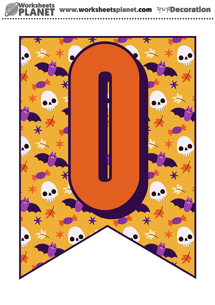 Halloween Pennants Color WP 10