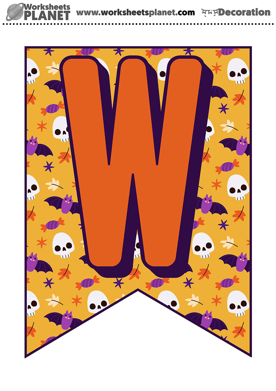 Halloween Pennants Color WP 11