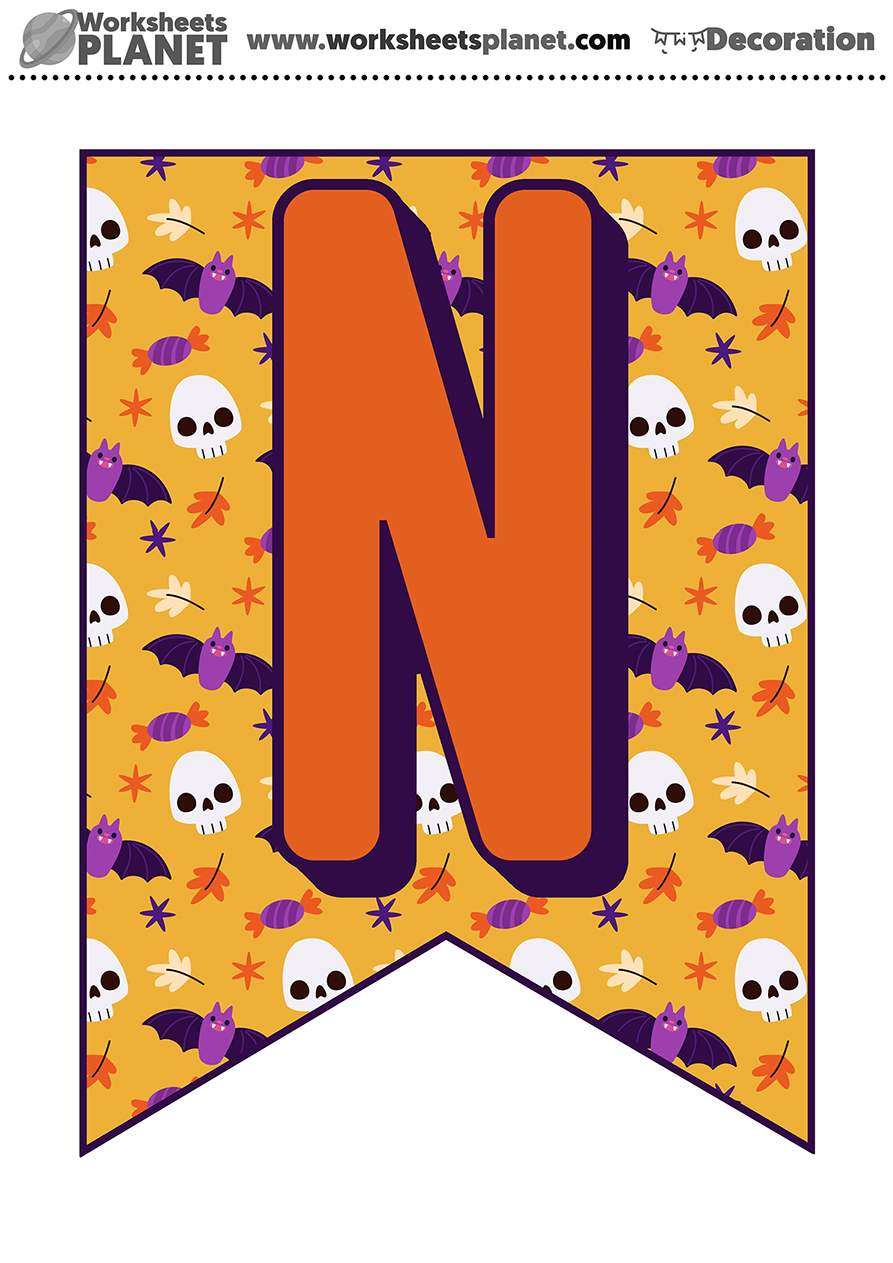 Halloween Pennants Color WP 14