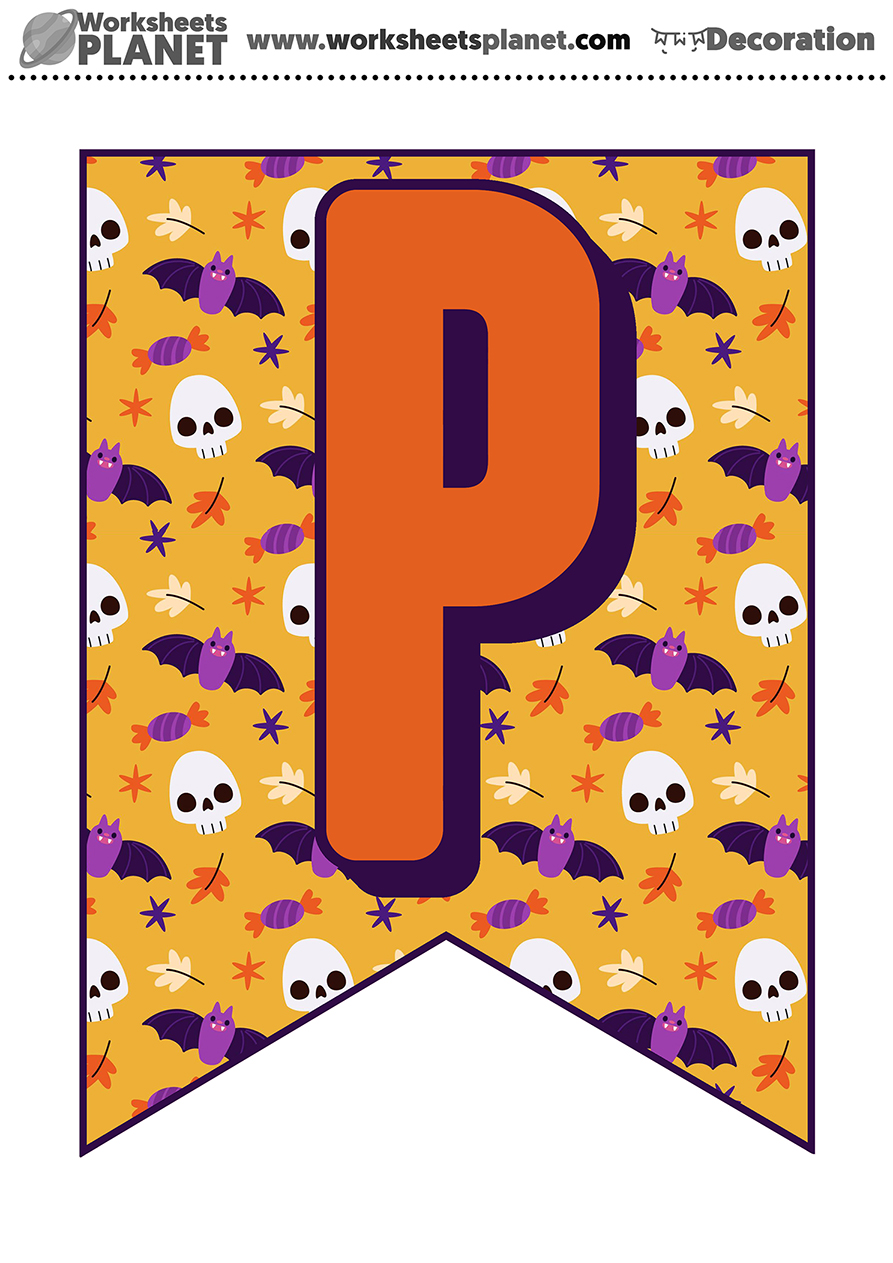 Halloween Pennants Color WP 3