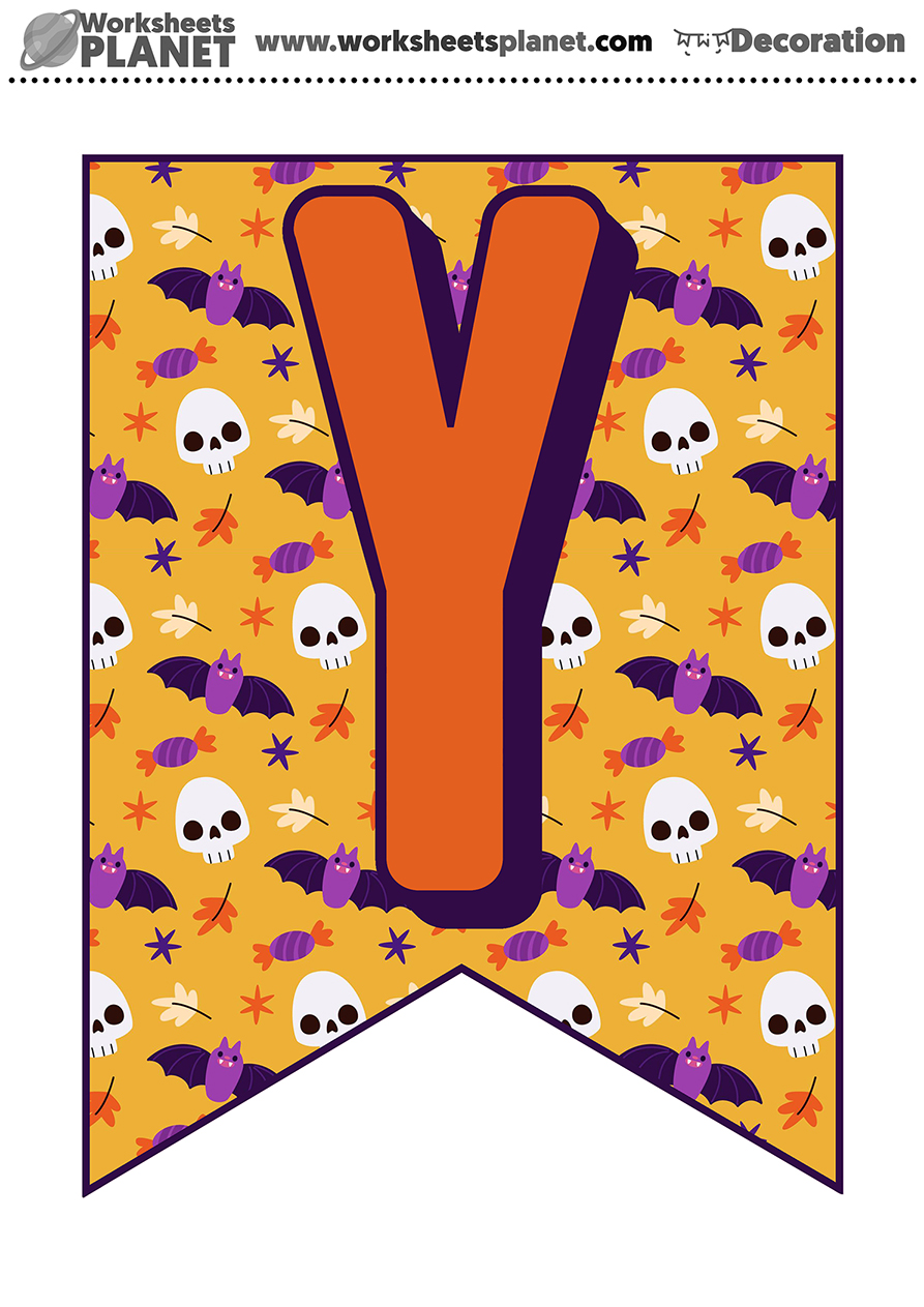 Halloween Pennants Color WP 5