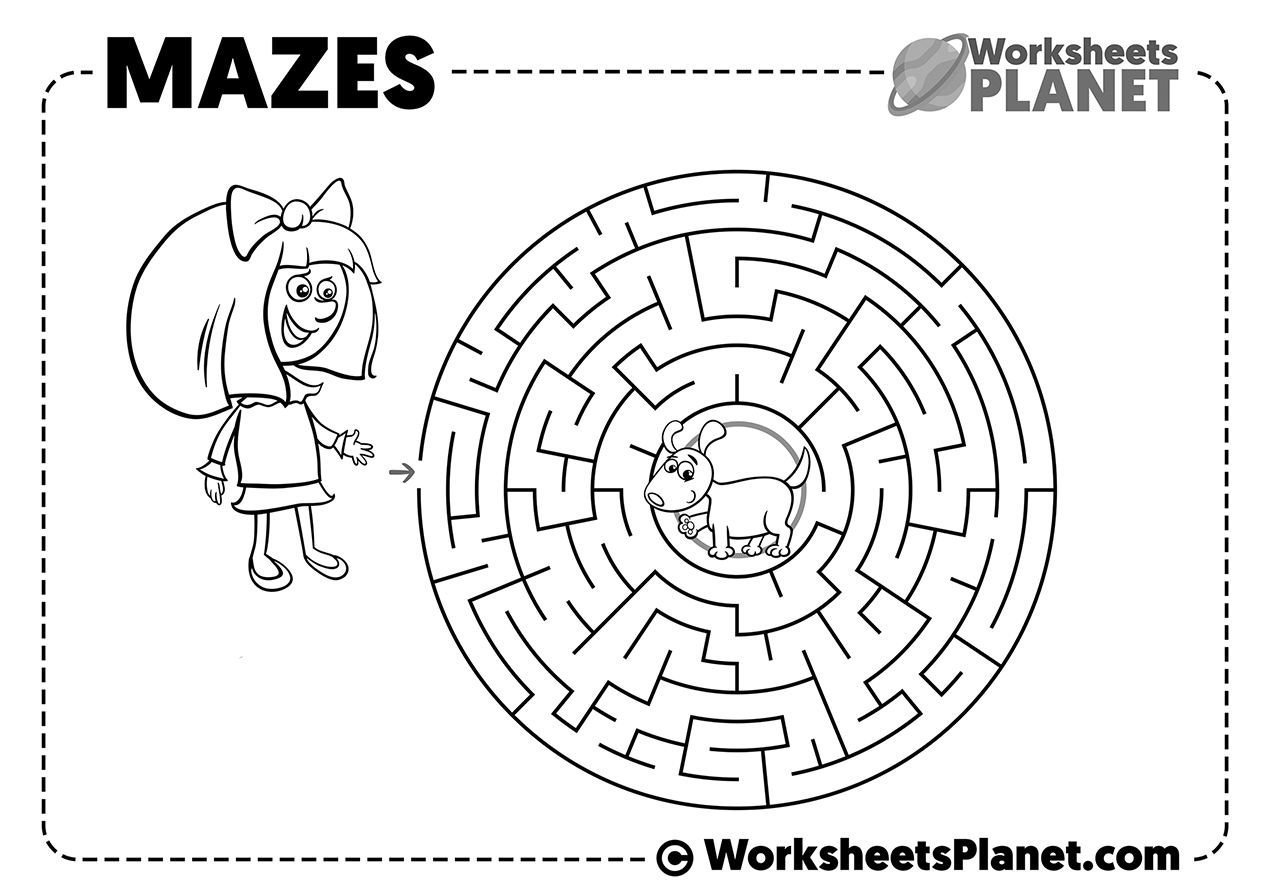 free easy printable mazes for kids download the free pack