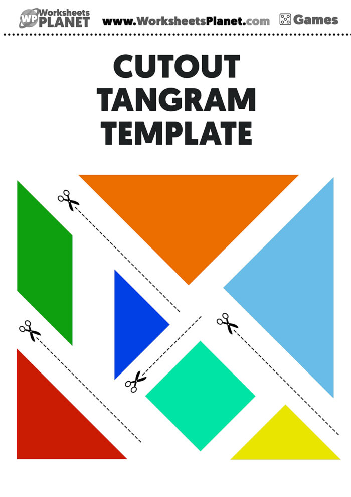 Tangram for Kids | Printable Template + Pack of Shapes