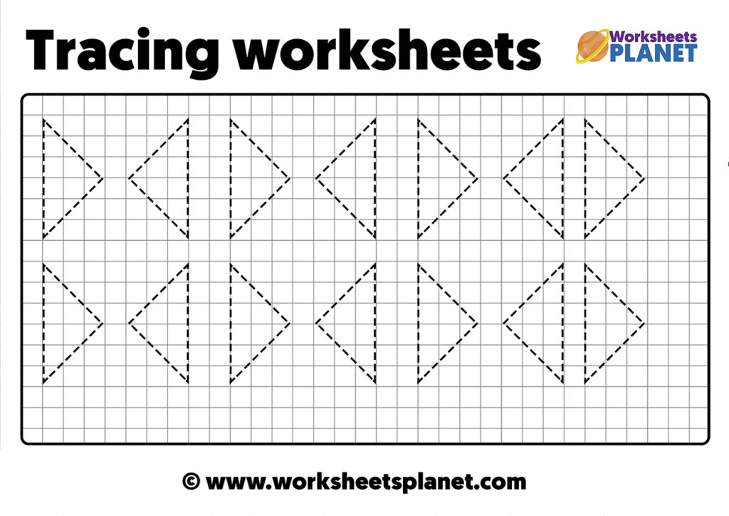 Tracing Triangle Worksheet