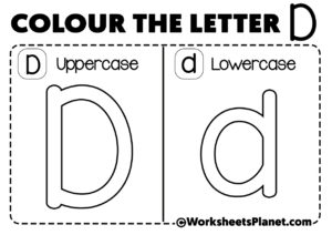 Alphabet for Coloring Worksheets for Kids