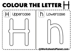 Alphabet for Coloring Worksheets for Kids