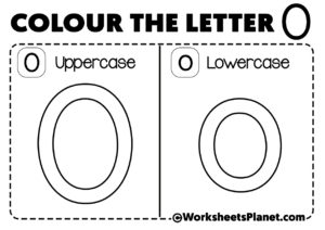 Letter O For Coloring