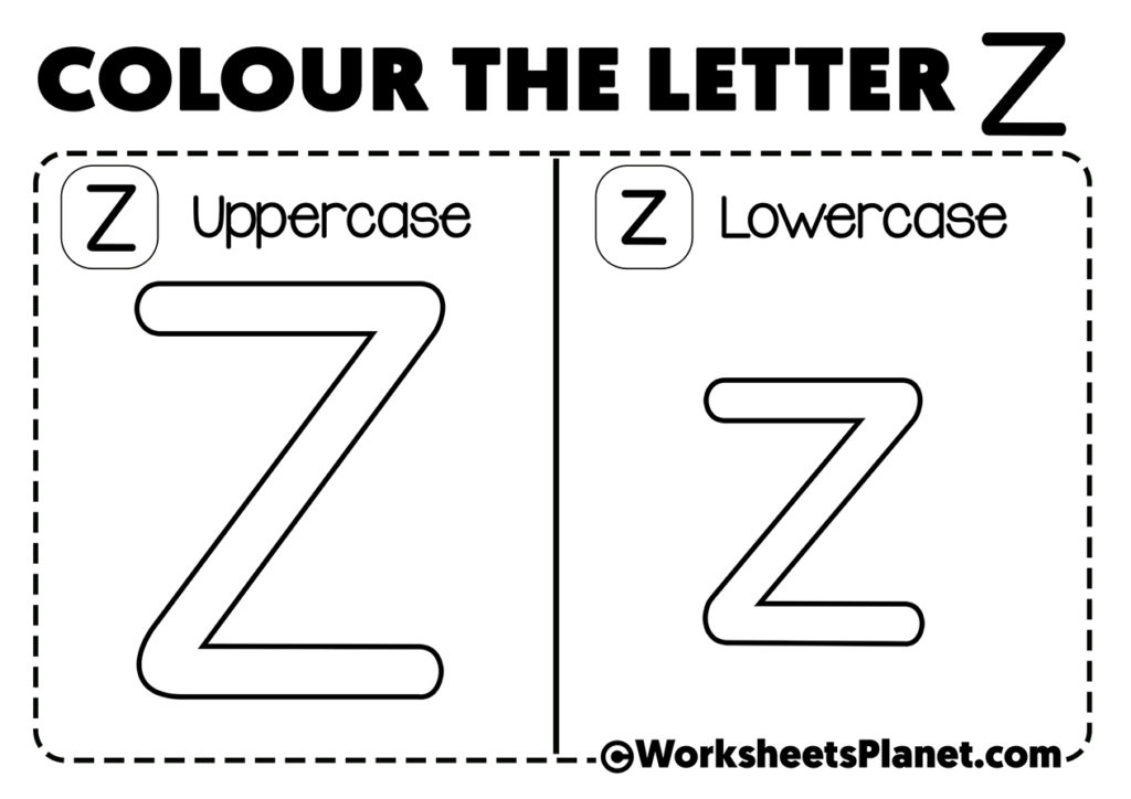 alphabet for coloring worksheets for kids