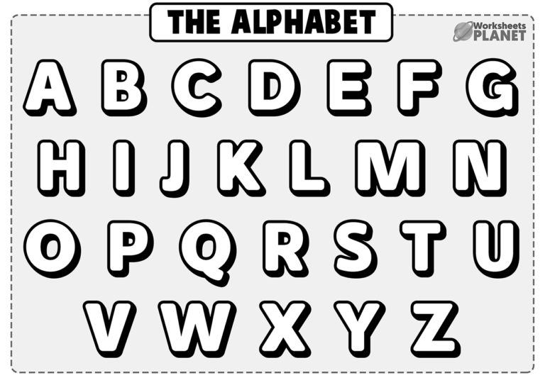 Alphabet Coloring Worksheets