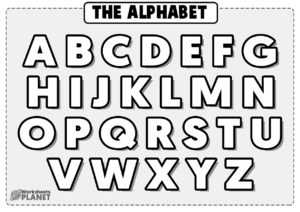 Alphabet Coloring Pages for Kids | Ready to Print and Color