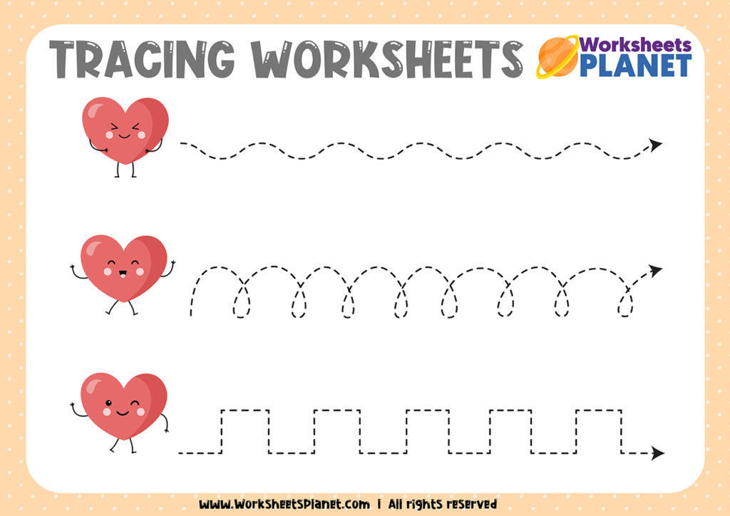 tracing activities for kindergarten ready to print