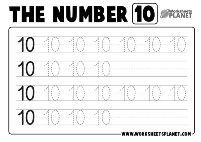 Tracing Numbers Worksheets for Kindergarten | READY TO PRINT