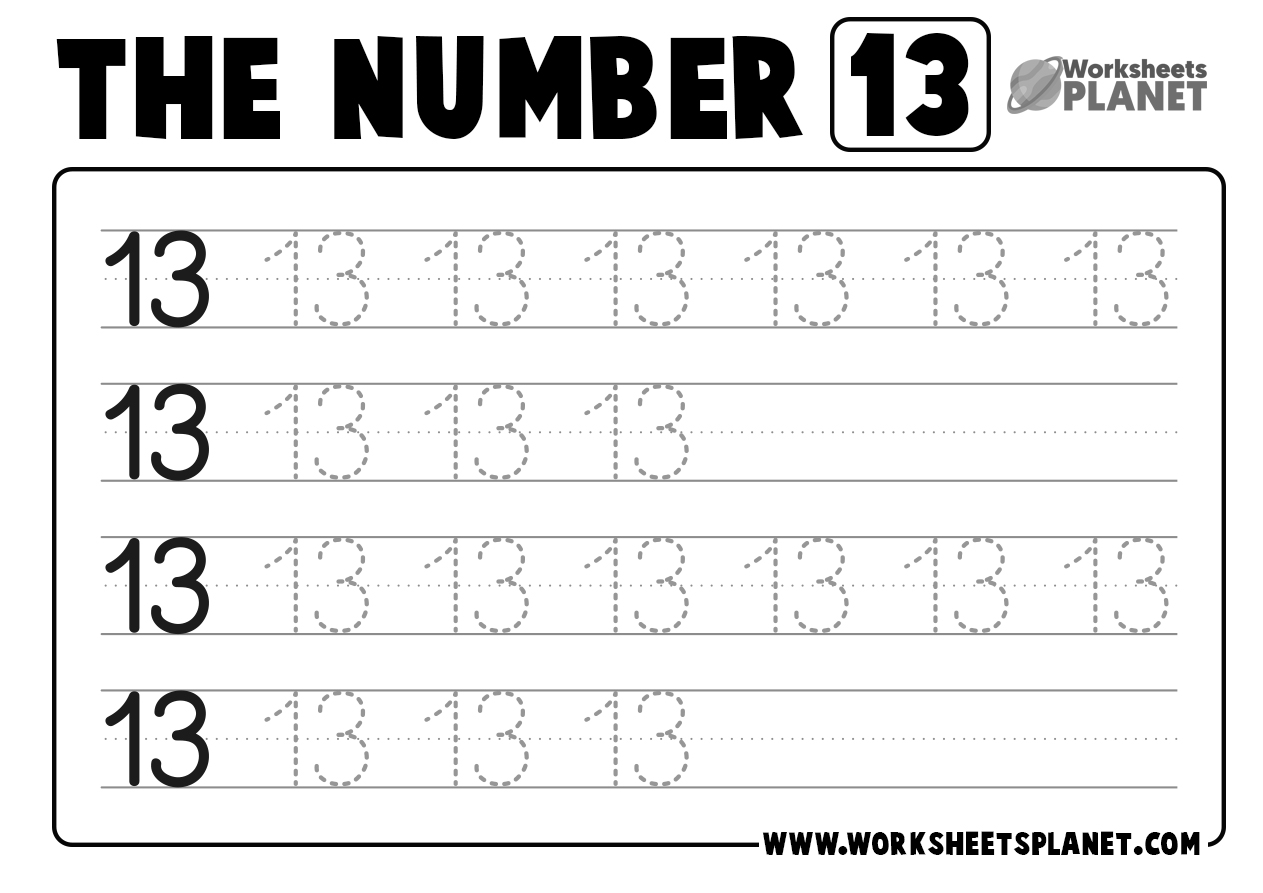 number-13-tracing-worksheet-alphabetworksheetsfree