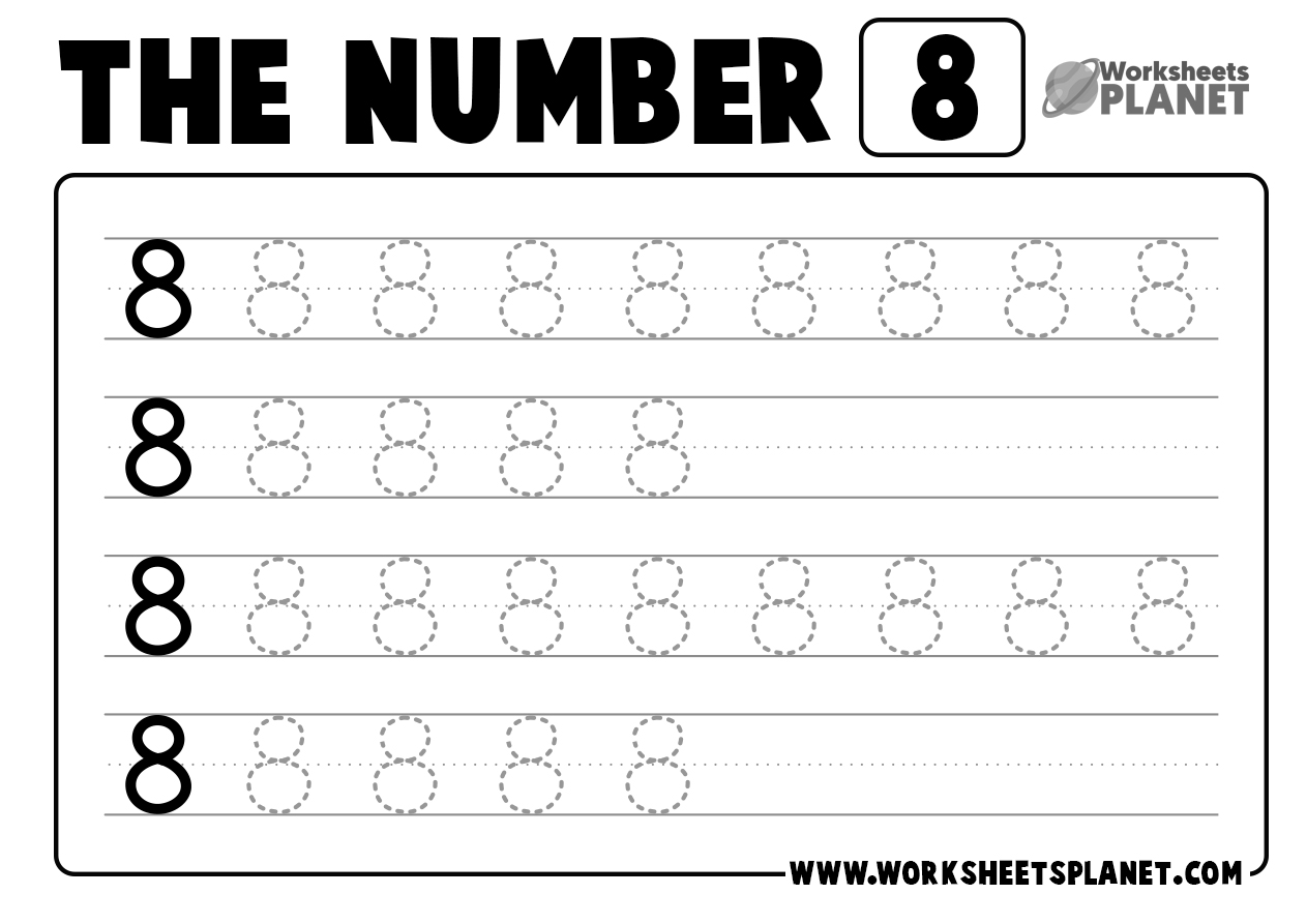 Tracing Numbers Worksheets for Kindergarten | READY TO PRINT