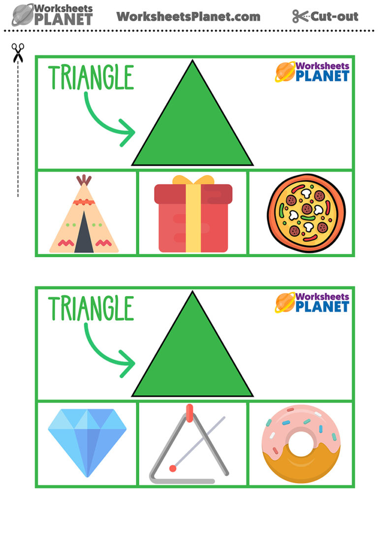 Learning Shapes Worksheets for Toddlers | Printable PDF