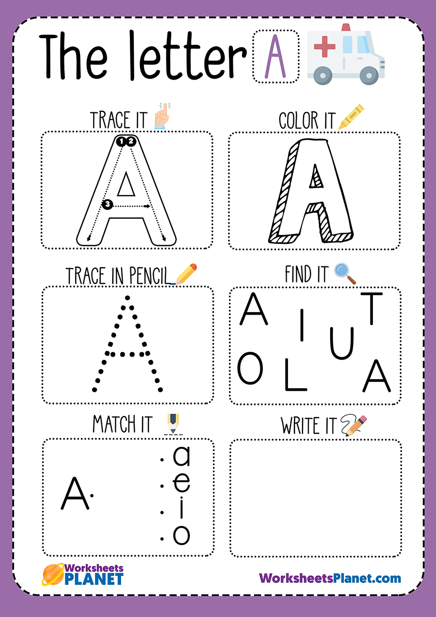 Printable Alphabet Letters Worksheets Super PACK