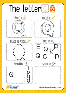 letter q worksheet