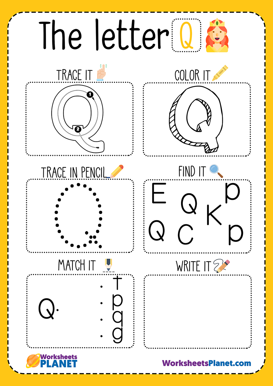 Letter Q Worksheets Preschool