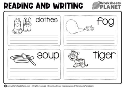 reading and writing worksheets for kids ready to print