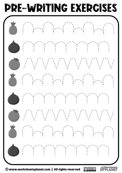 Printable Prewriting Activities for Preschoolers