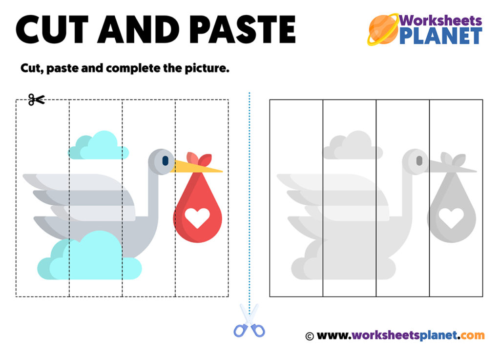 cut and paste printable worksheets for kids ready to print