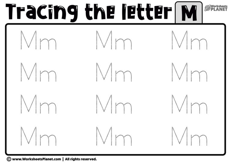 tracing-letter-m-worksheet