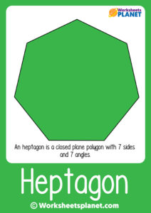 Heptagon Shape For Kids