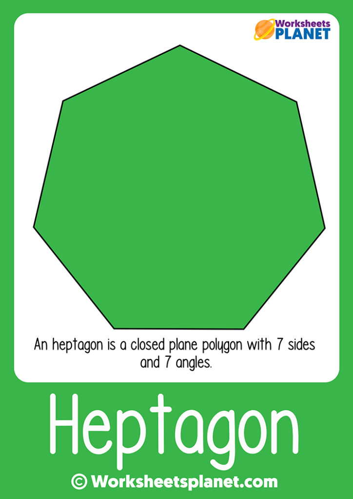 Heptagon Shape For Kids