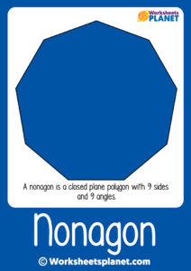 Nonagon Shape For Kids