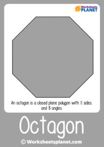 Octagon Shape For Kids