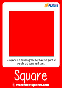 Square Shape For Kids