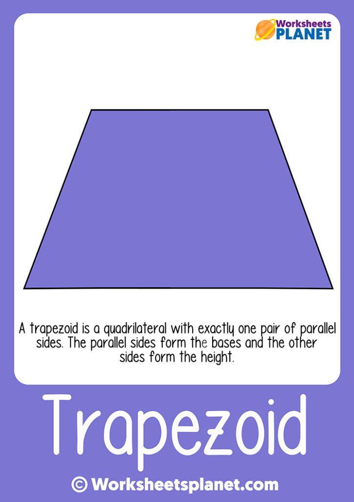 Trapezoid Shape For Kids