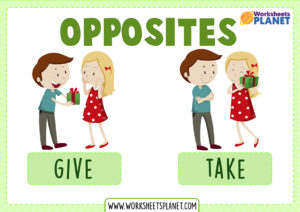 English ESL Opposites Flashcards