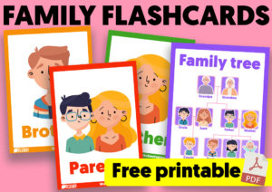 Family Members Flashcards | Teaching English | ESL