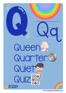 Letter Q Flashcard