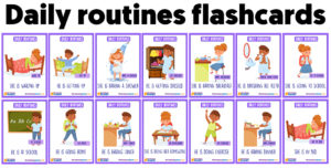 Daily Routine Flashcards