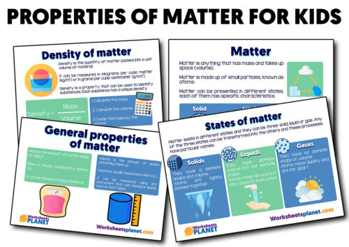 Properties Of Matter For Kids 