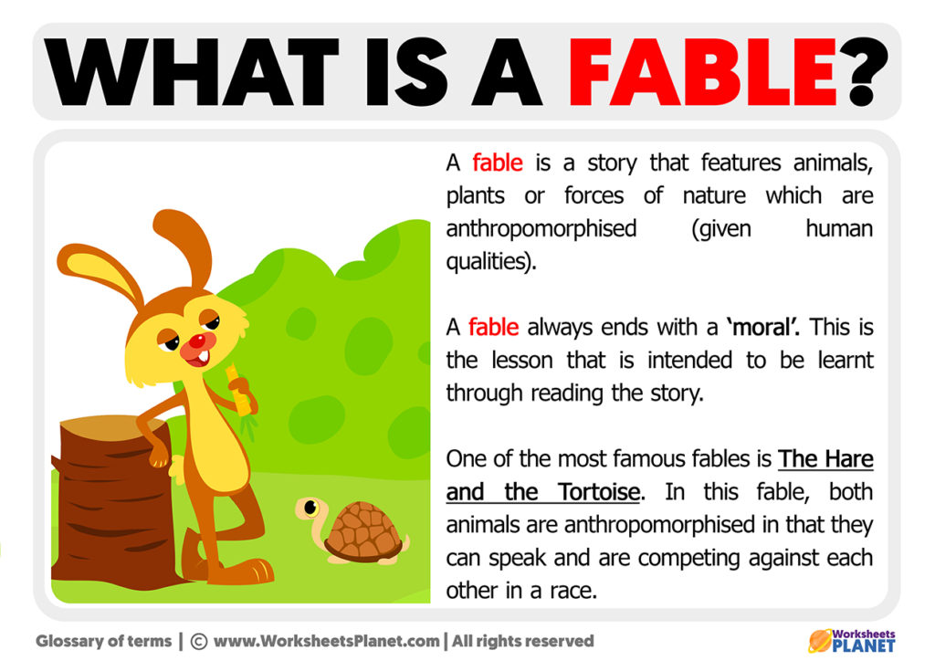 What is a Fable Meaning and Examples of Fables