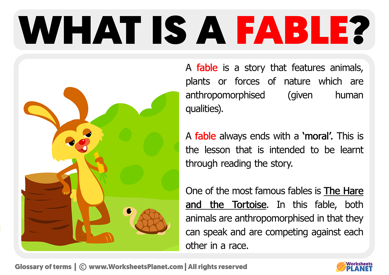 What Is A Fable Meaning And Examples Of Fables