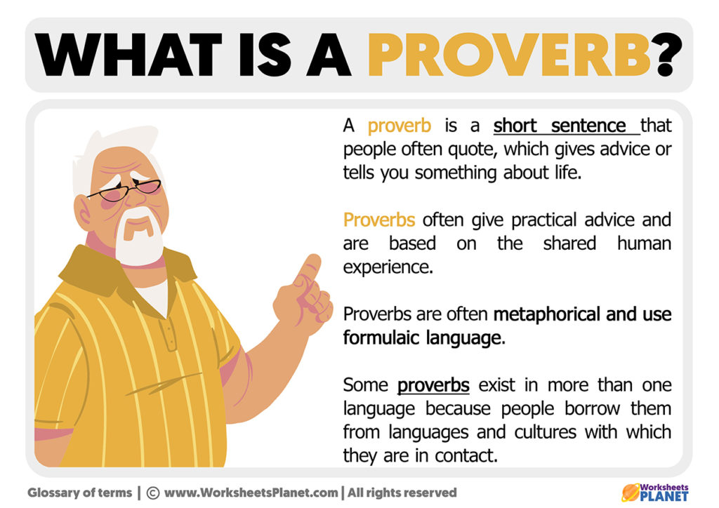 What is a Proverb | Meaning and Examples