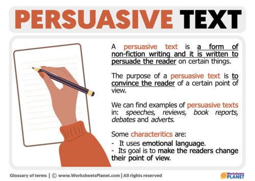 persuasive text research