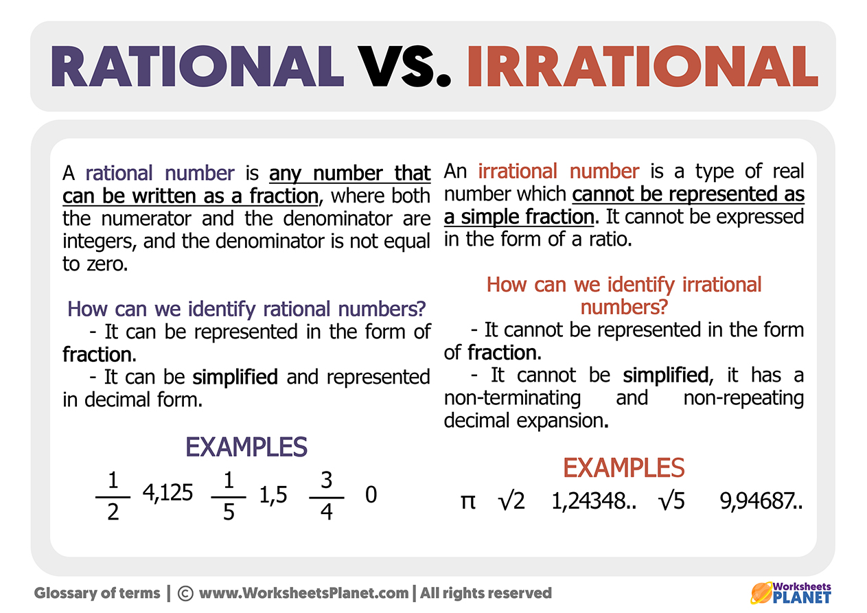 unit real number system homework 4 rational vs irrational numbers