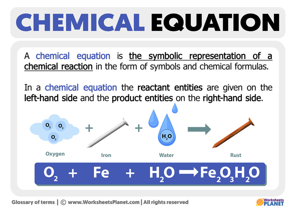 What Is A Chemical Equation Definition 2038