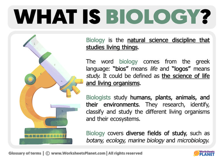 research study about biology