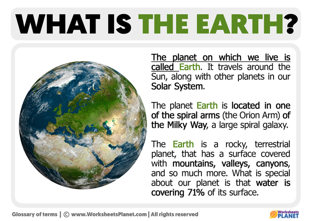 what-is-the-earth-worksheets-planet