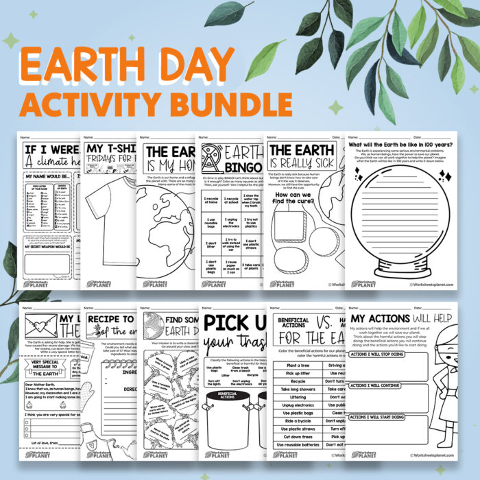 Earth Day Activity Bundle