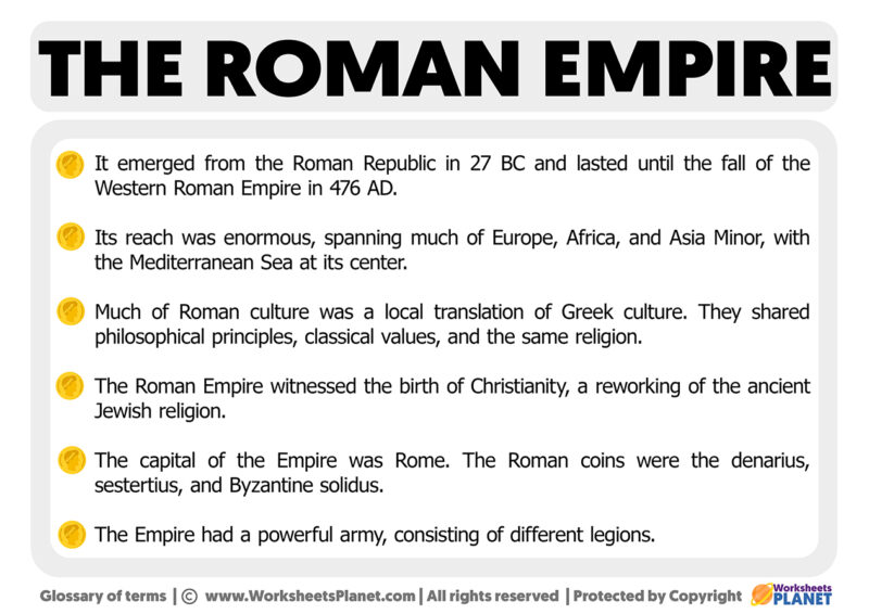 Roman Empire Characteristics