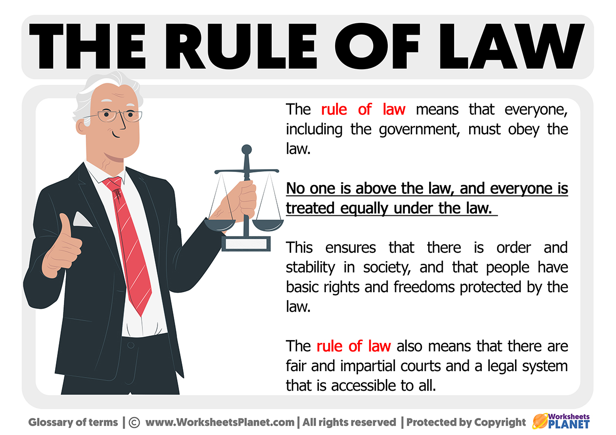 What Is Rule Of Law Definition Of Rule Of Law